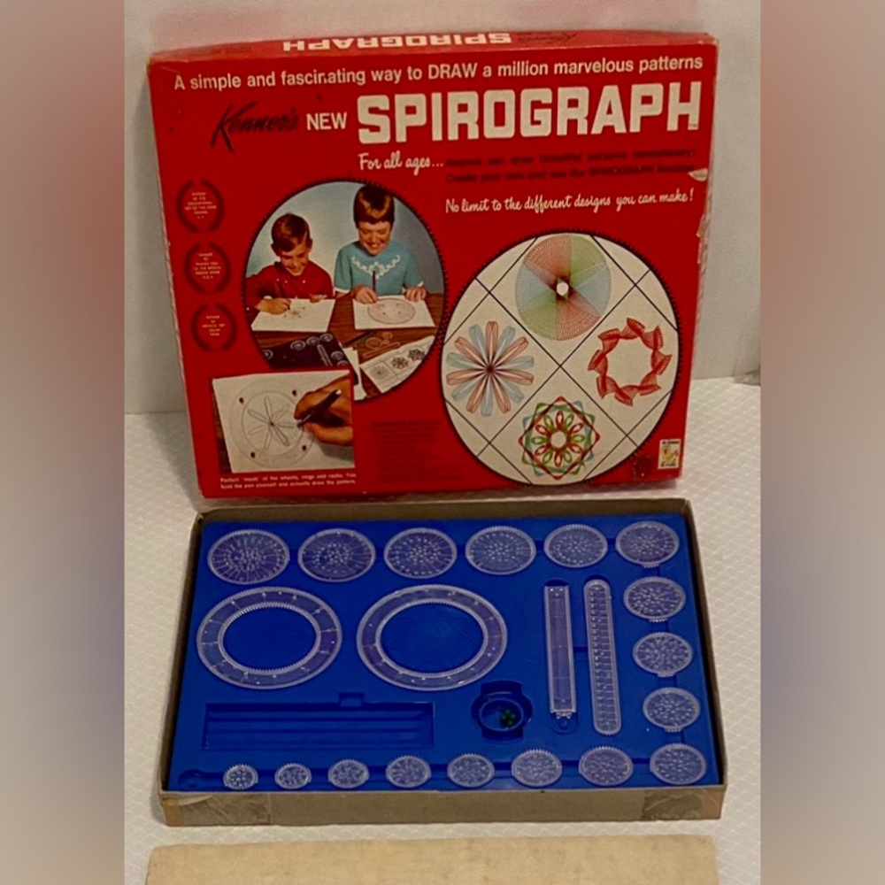 SPIROGRAPH from the 1960’s. Complete, No Ballpoint Pens.